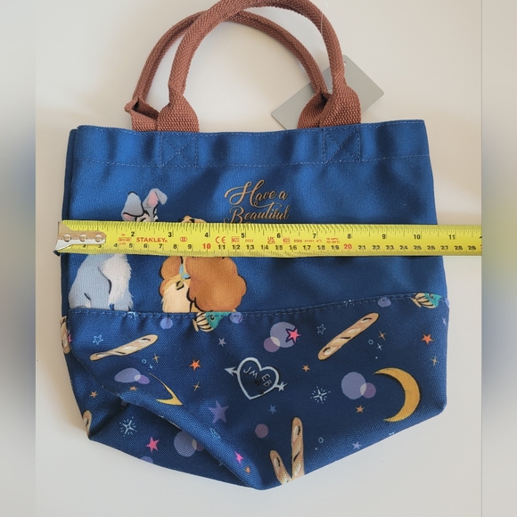 RARE Authentic Official Disney Lady and the Tramp Lunch Bag from Japan NWT Merch - Picture 7 of 8